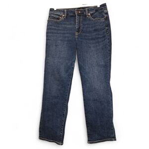 Talbots Women's Modern Ankle Jean Dark Wash Straight Leg Denim 6p